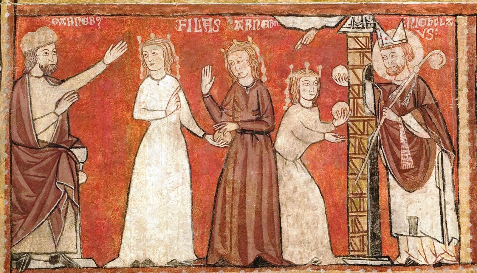Nicolaas en de drie dochters van de koopman: een legende over de heilige Nicolaas, bisschop van Myra